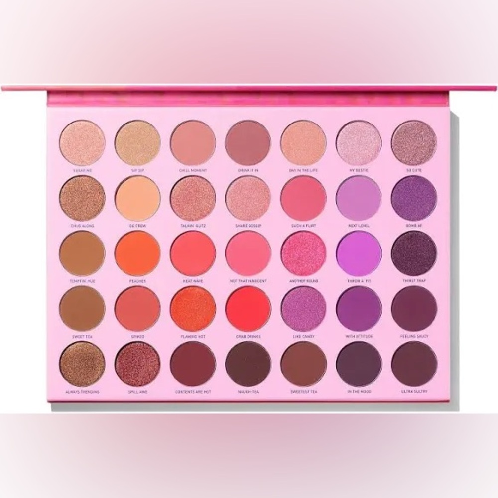 Morphe 35T Sweetest Tea Palette - Bold Pink and Purple